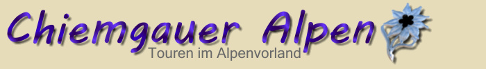 Überschrift: Chiemgauer Alpen