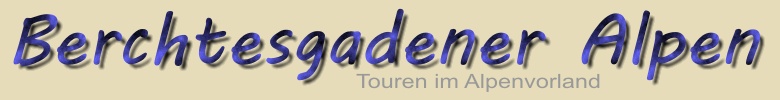 Überschrift: Berchtesgadener Alpen