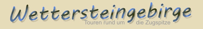 Überschrift: Wettersteingebirge