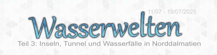 Überschrift: Dalmatien - Norden