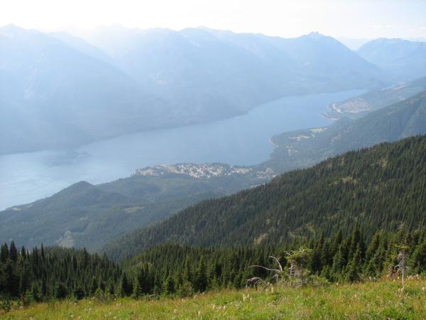 Slocan Lake and New Denver Slocan Lake and New Denver