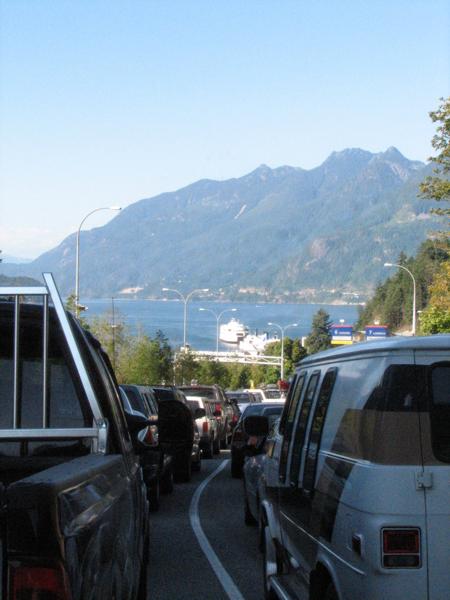 Warten auf die Fähre nach Vancouver Island Warten auf die Fähre nach Vancouver Island