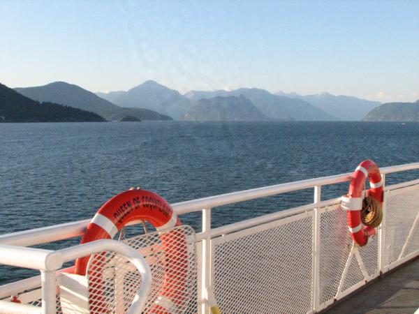 Blick zurück aufs Festland Blick zurück aufs Festland