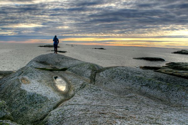 Abendstimmung in Verdens Ende. Abendstimmung in Verdens Ende.