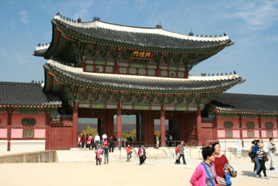 Eingang in den Gyeongbokgung Palace.