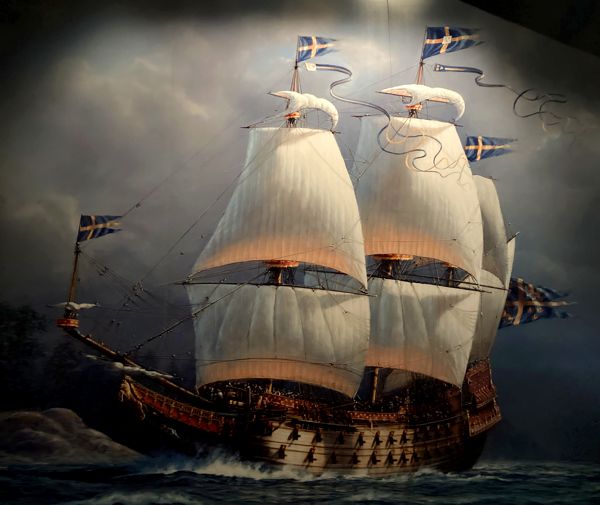 Ein stolzes Gemälde der Vasa. Leider ist sie nie so gefahren. Ein stolzes Gemälde der Vasa. Leider ist sie nie so gefahren.