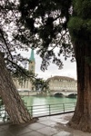 Blick über die Limmat zum Frauenmünster.