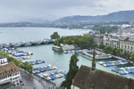 Der Zürichsee im Übergang in die Limmat.