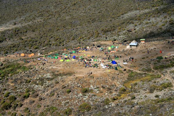Barranco Camp. Zu unserer Zeit waren wenige Wanderer unterwegs. Barranco Camp. Zu unserer Zeit waren wenige Wanderer unterwegs.
