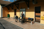 Ankunft in San Cristoforo al Lago