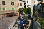 Auftanken in Calceranica al Lago